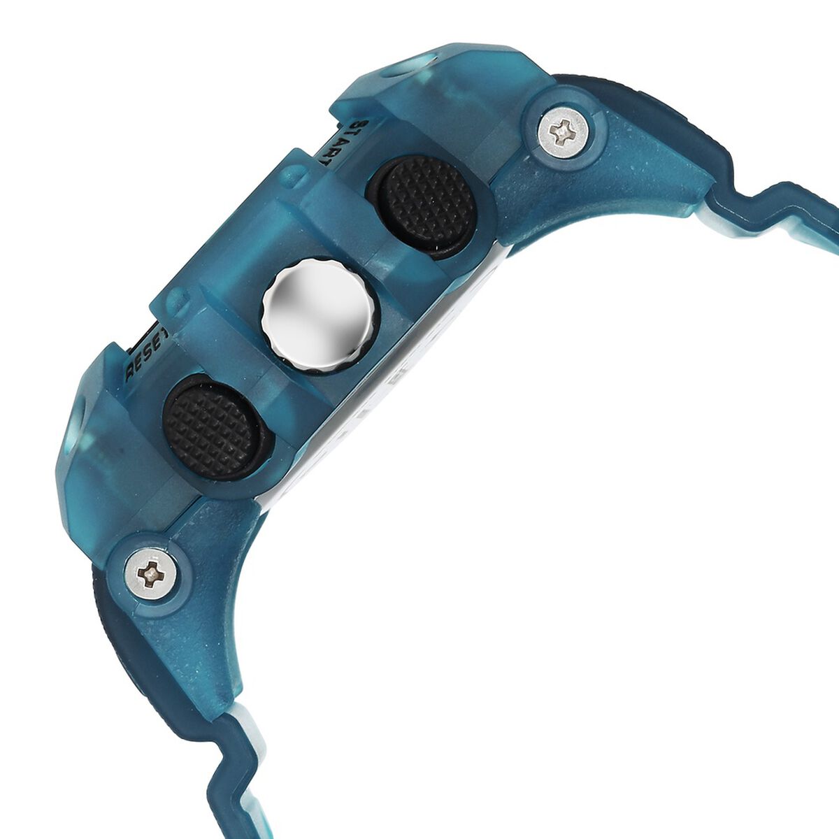 Fastrack StreetStyle Quartz Analog Digital Black Dial Translucent Blue Polyether Strap Watch For Guys 4