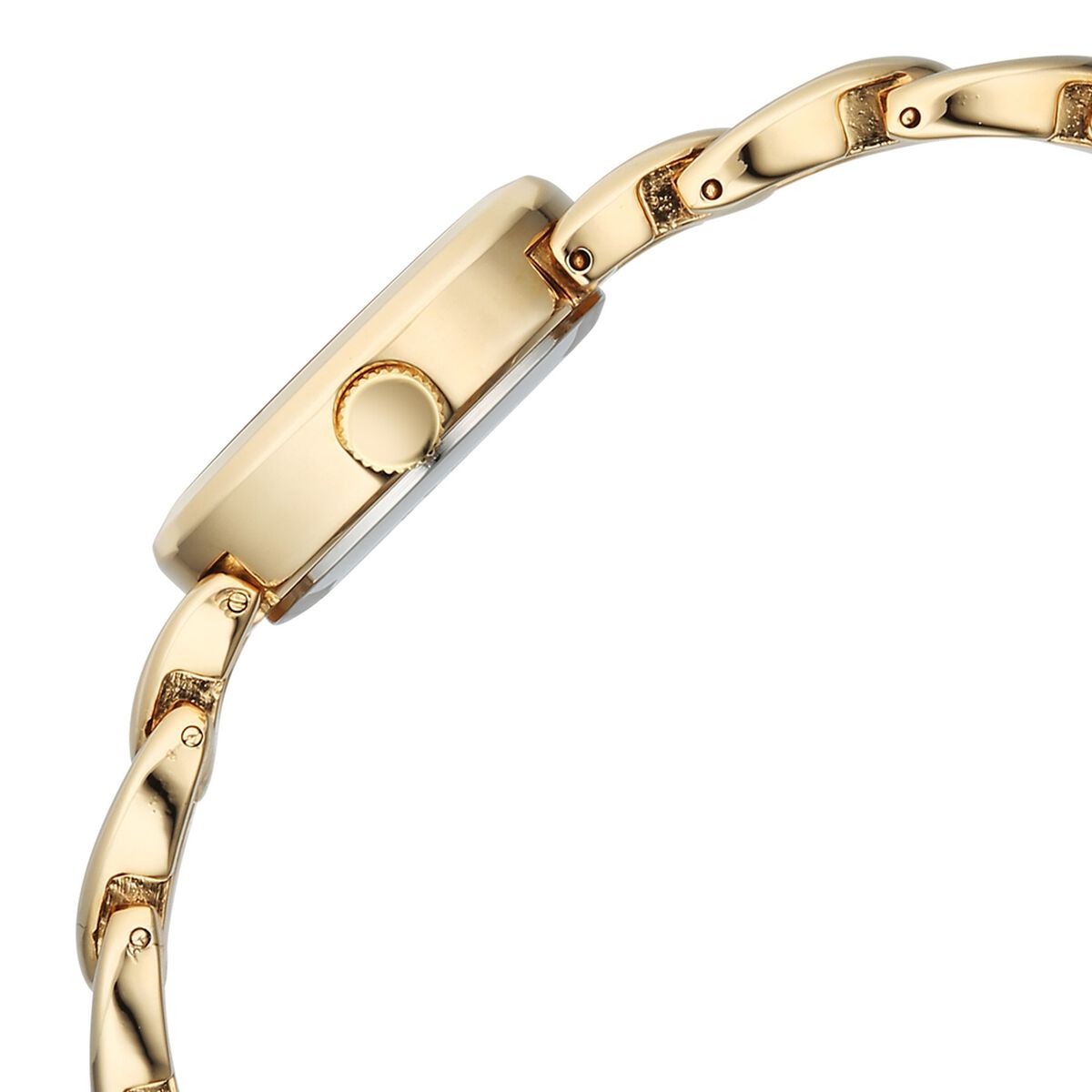 Vyb Bliss By Fastrack Quartz Analog Green Dial Golden Metal Strap Watch For Girls 5