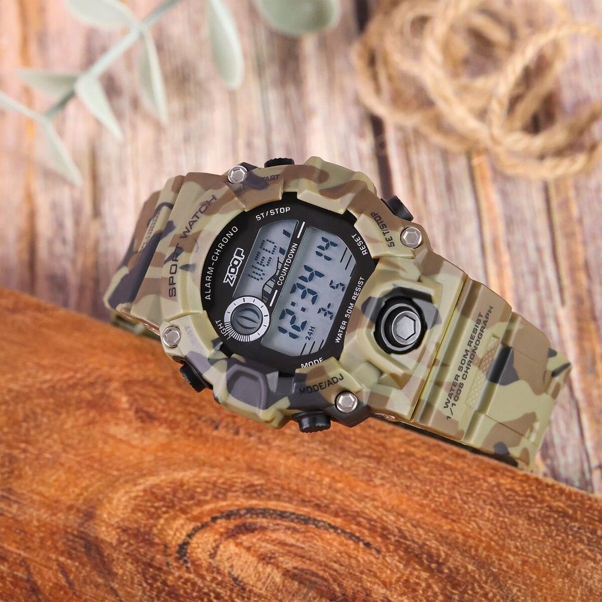 Zoop Digital Watch with Digital Dial & Military Camo Strap for Boys Kids, from House of Titan 1