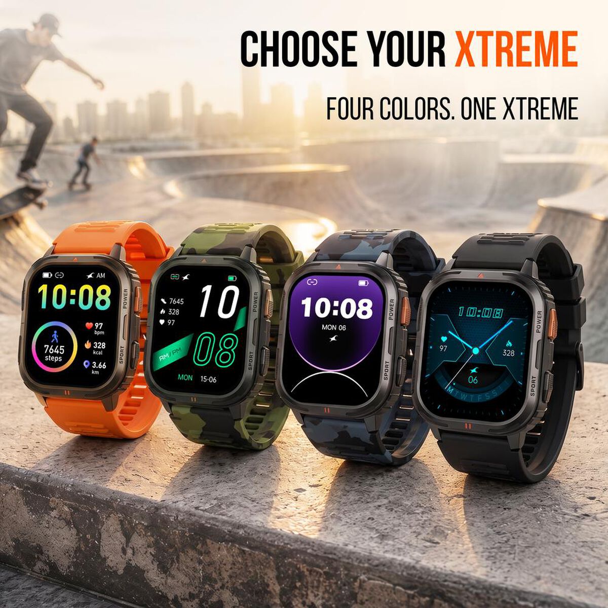 Fastrack Smart Xtreme S Smartwatch with 4.9 cm AMOLED Display BT Calling & Health Monitoring 4