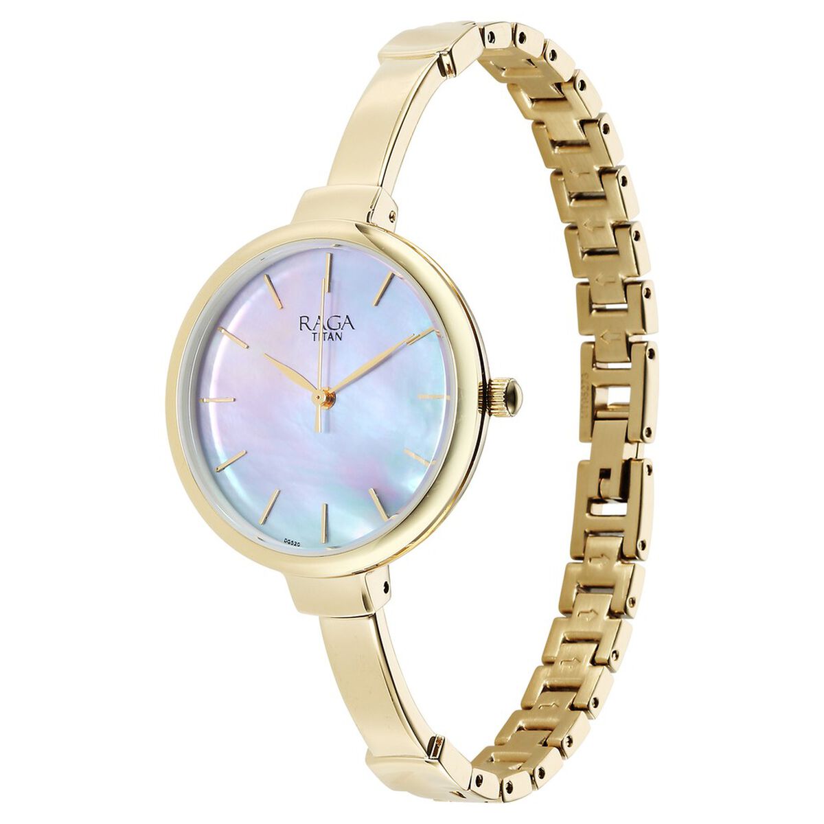 Titan Raga Showstopper Quartz Analog Mother Of Pearl Dial Metal Strap Watch for Women 3