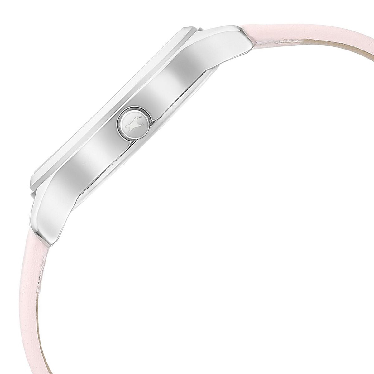 Fastrack Stunners Quartz Analog White Dial Leather Strap Watch for Girls 5