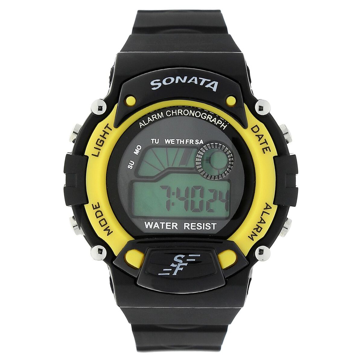 SF Digital Dial Plastic Strap Watch for Men 1