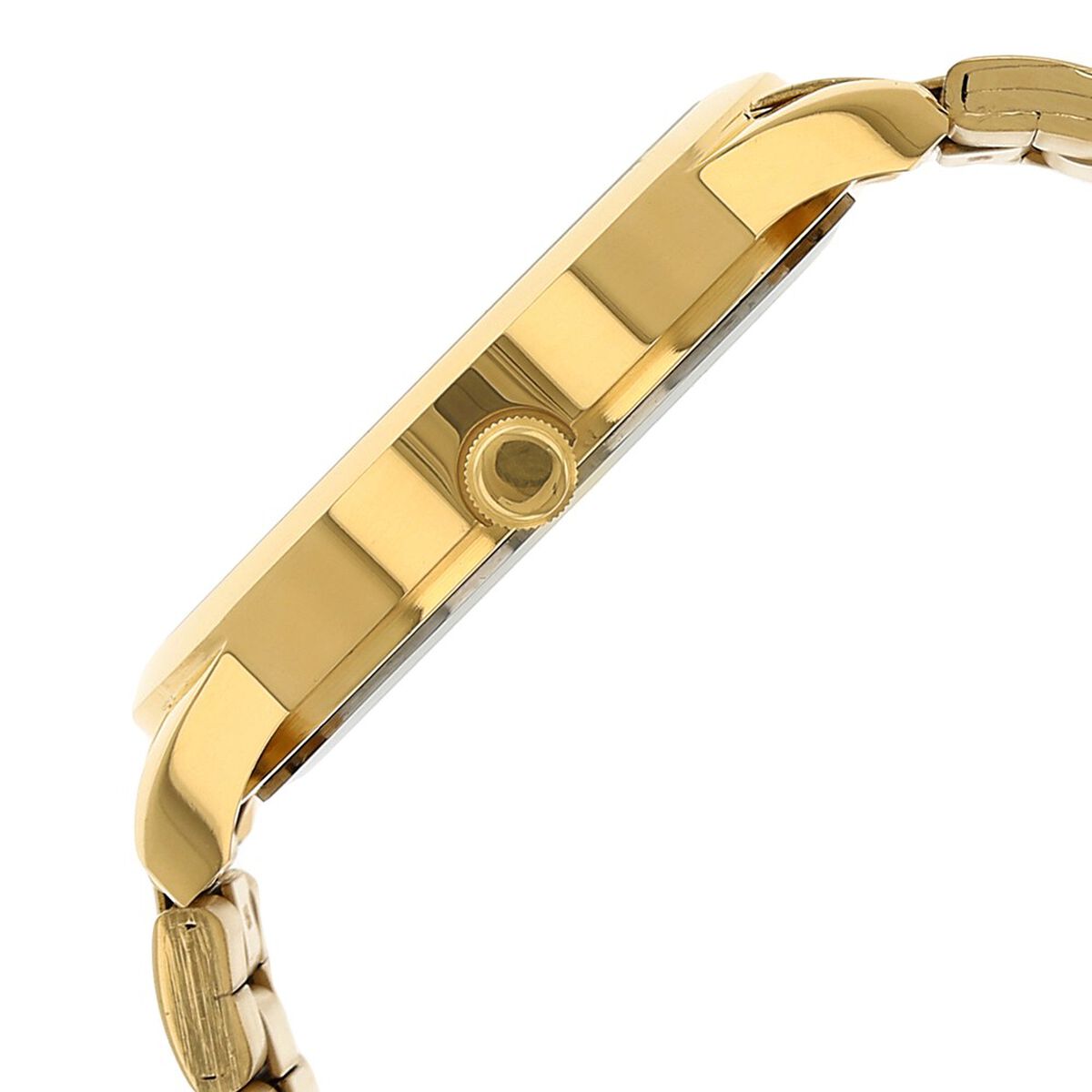 Titan Quartz Analog with Day and Date Silver Round Dial Golden Stainless Steel Strap Watch For Men 3