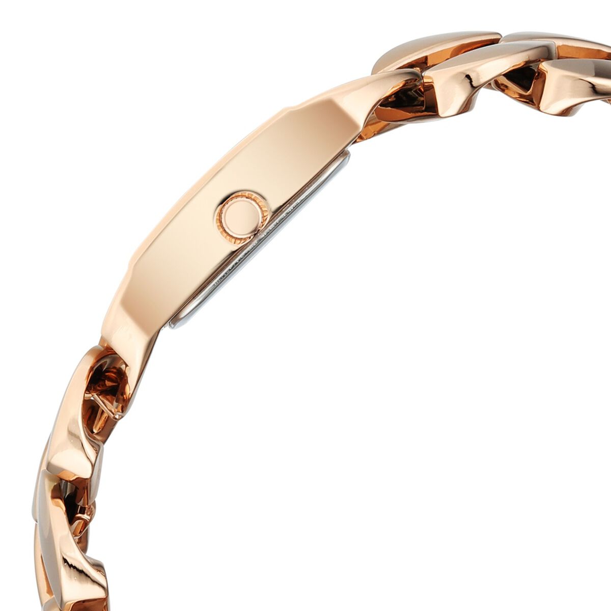 Vyb Runway By Fastrack Quartz Analog Brown Dial Rose Gold Metal Strap Watch For Girls 5