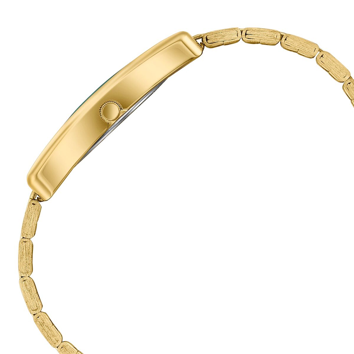 Sonata Ascent Gold Rectangular Watch with Metal Bracelet 5