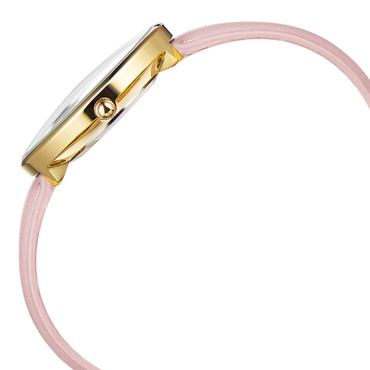 Poze by Sonata Quartz Analog Pink Dial PU Leather Strap Watch for Women 4