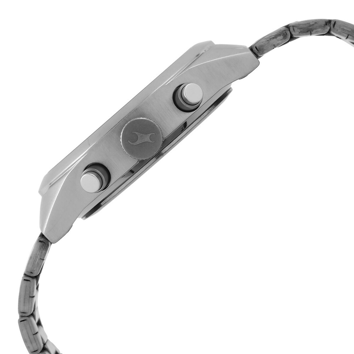 Fastrack All Nighters Quartz Multifunction Grey Dial Metal Strap Watch for Guys 3