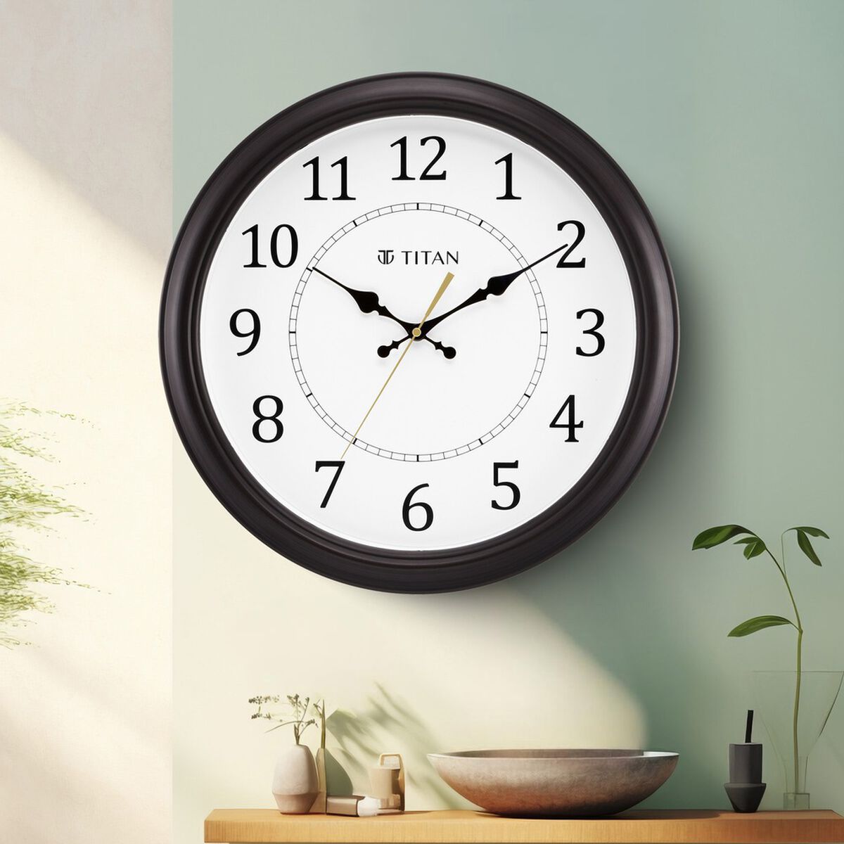 Classic White Wall Clock with Silent Sweep Technology - 42.0 cm x 42.0 cm (Large) 1