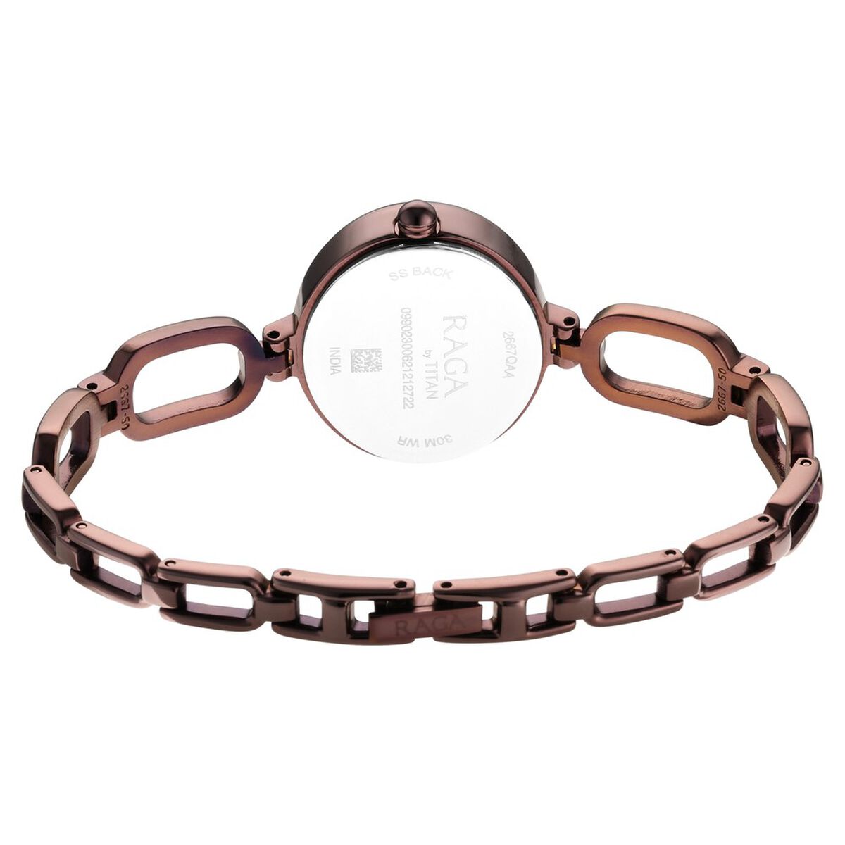 Titan Raga Viva Brown Dial Analog Metal Strap Watch for Women 5