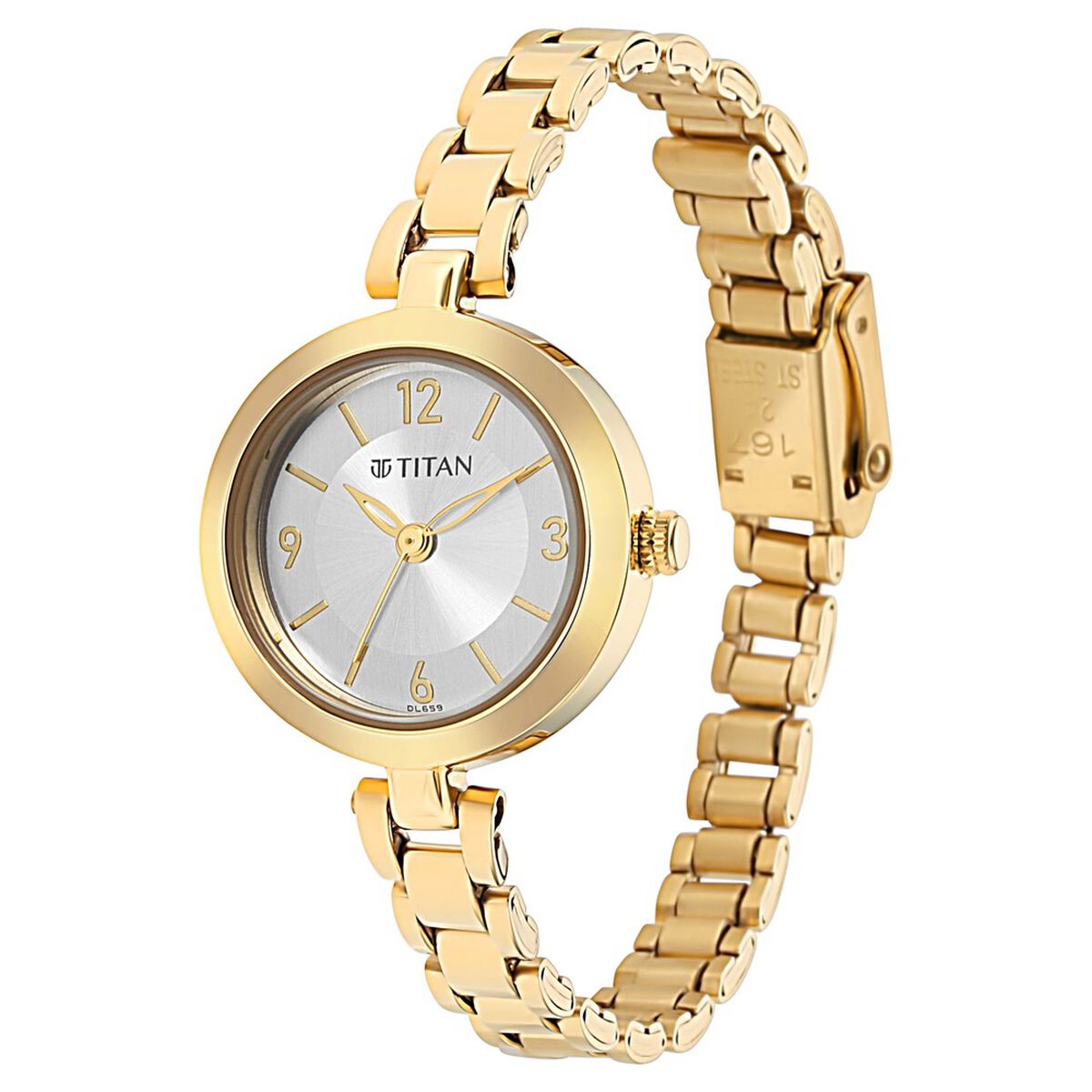 Titan Lagan Silver Dial Analog Metal Strap Watch for Women 3