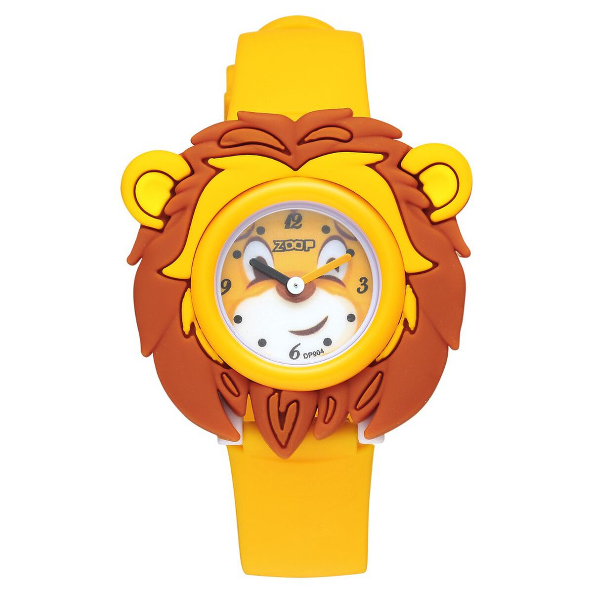 Zoop Analog Lion Watch with Yellow Dial & Yellow Strap for Boys Girls Kids, from House of Titan 1