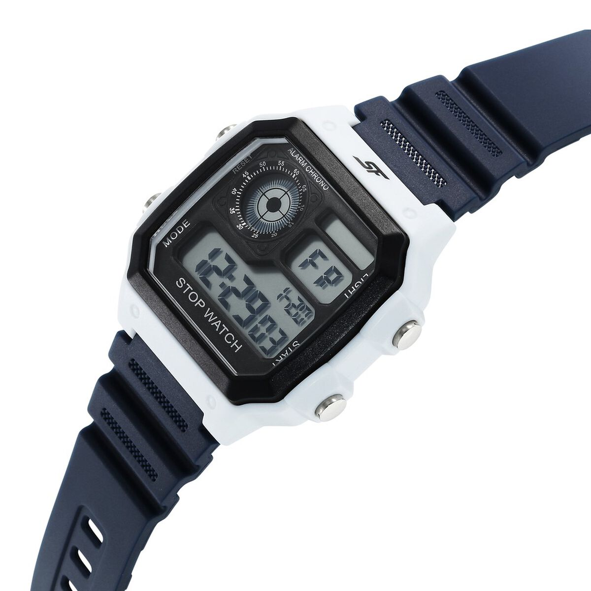 SF Hexa Digital Dial Unisex Watch With Polyurethane Strap 3