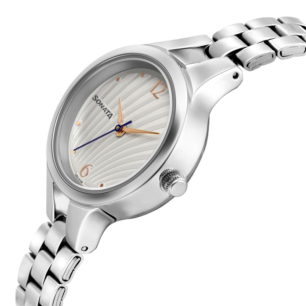 Sonata Workwear White Dial Women Watch With Stainless Steel Strap 3