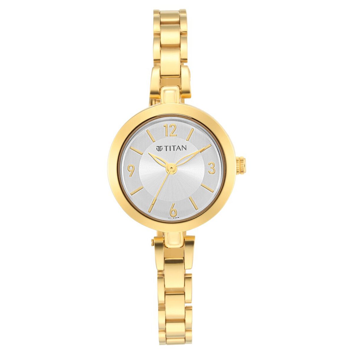 Titan Lagan Silver Dial Analog Metal Strap Watch for Women 2