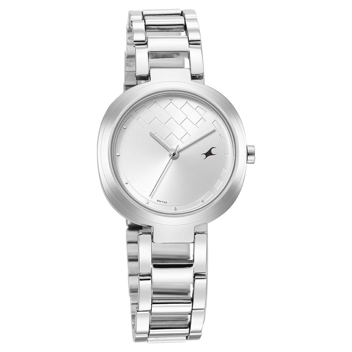 Fastrack Stunners Quartz Analog Silver Dial Stainless Steel Strap Watch for Girls 2