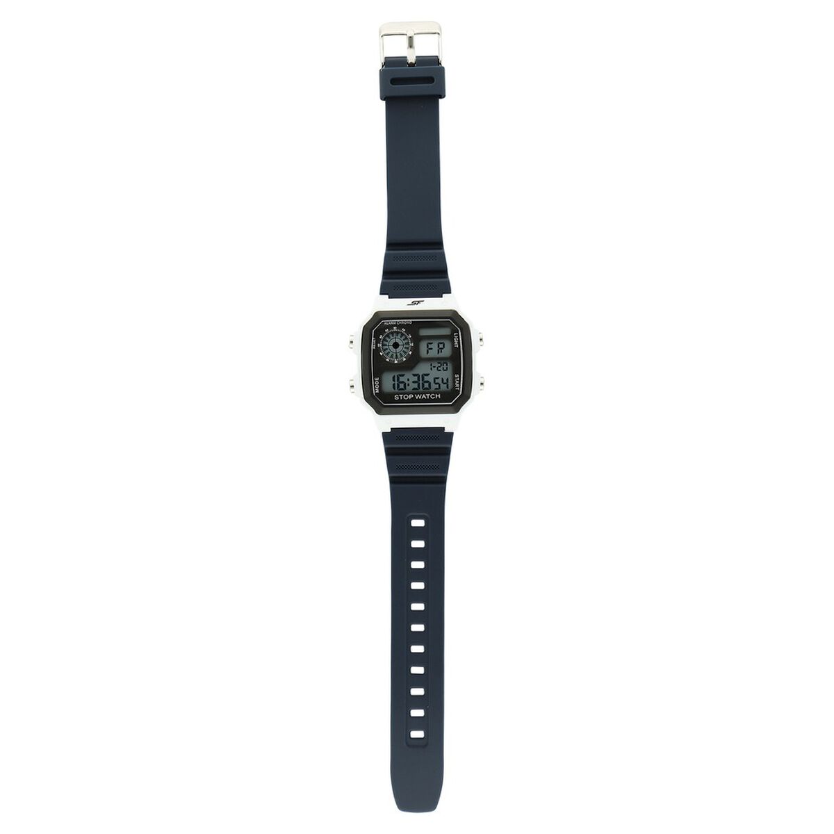 SF Hexa Digital Dial Unisex Watch With Polyurethane Strap 4