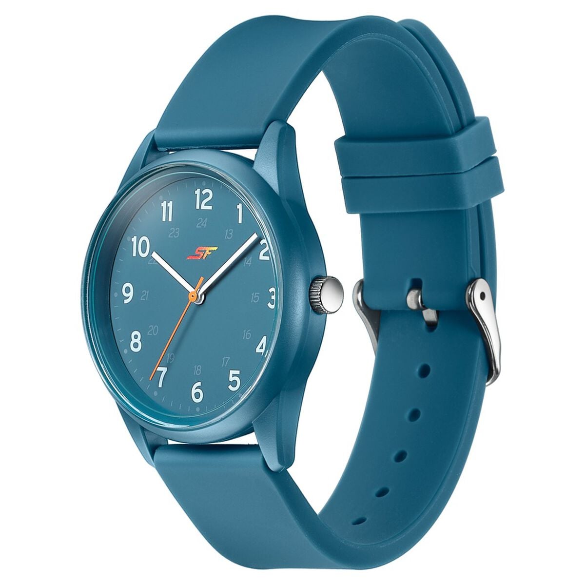Sonata SF Field watch Quartz Analog Blue Dial Blue Silicone Strap Watch For Men 3