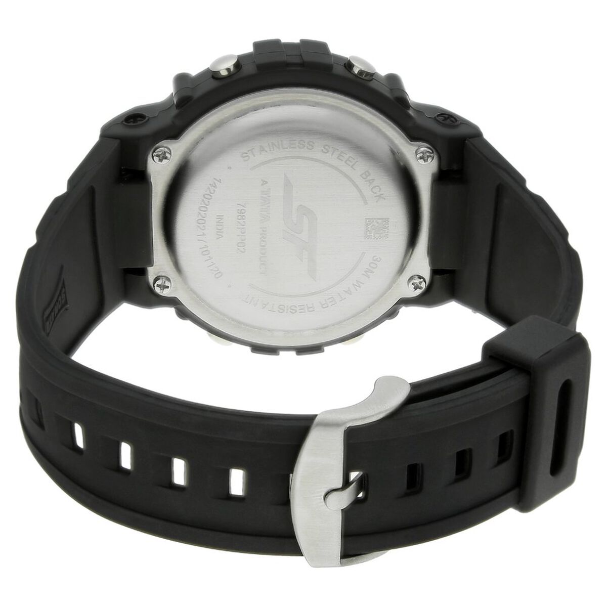 SF Digital Dial Plastic Strap Watch for Men 4