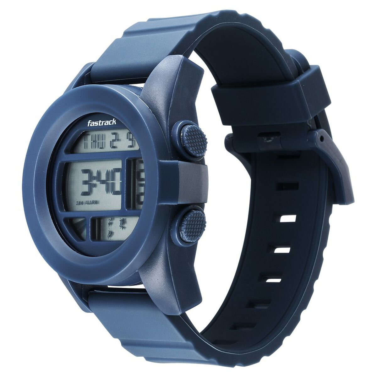 Fastrack StreetStyle Digital Blue Dial Blue Silicone Strap Watch For Guys 3