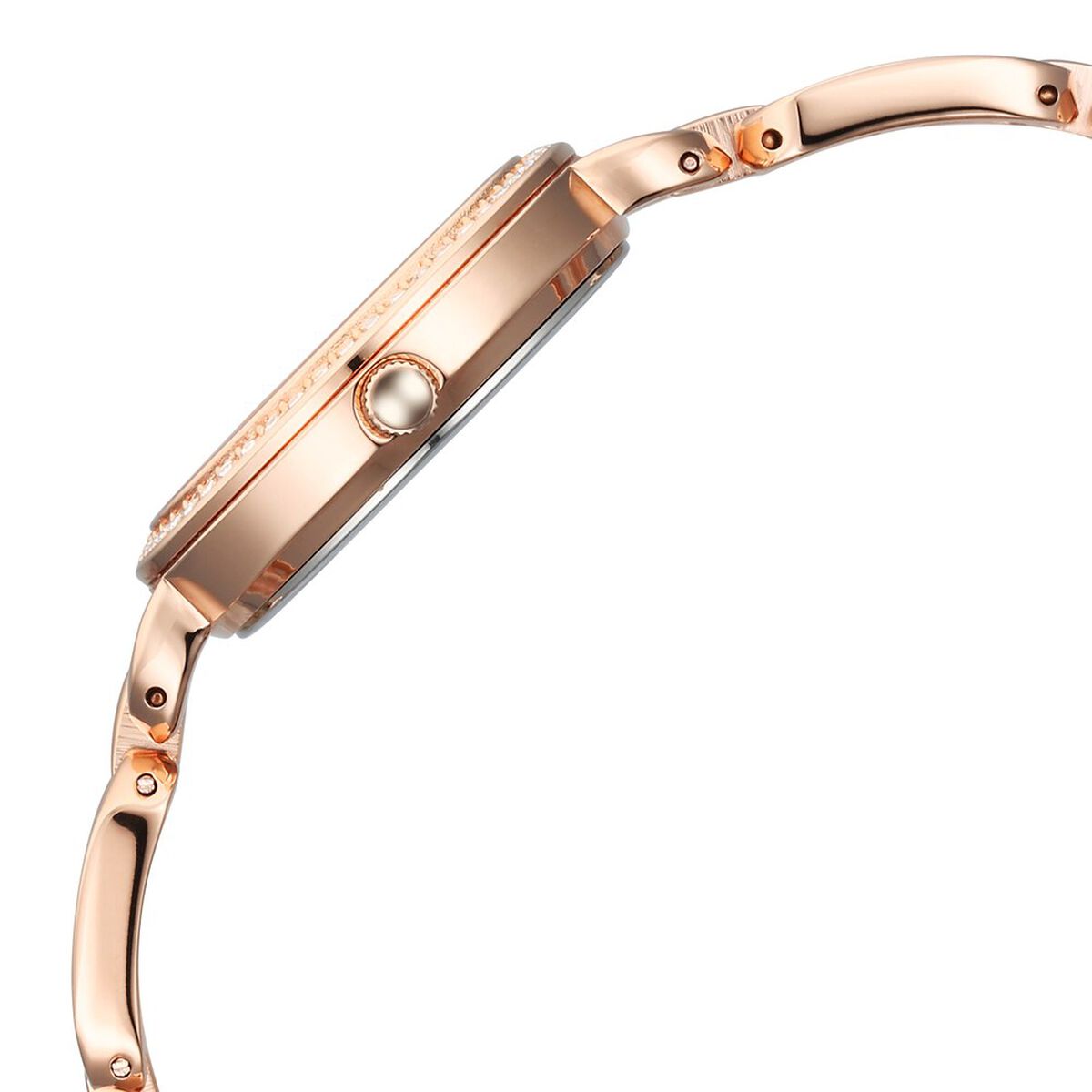 Titan Raga Showstopper Quartz Analog Rose Gold Dial Metal Strap Watch For Women 5