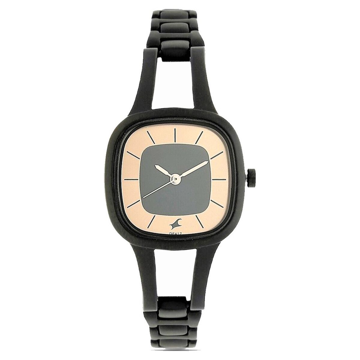 Fastrack Quartz Analog Grey Dial Metal Strap Watch for Girls 2