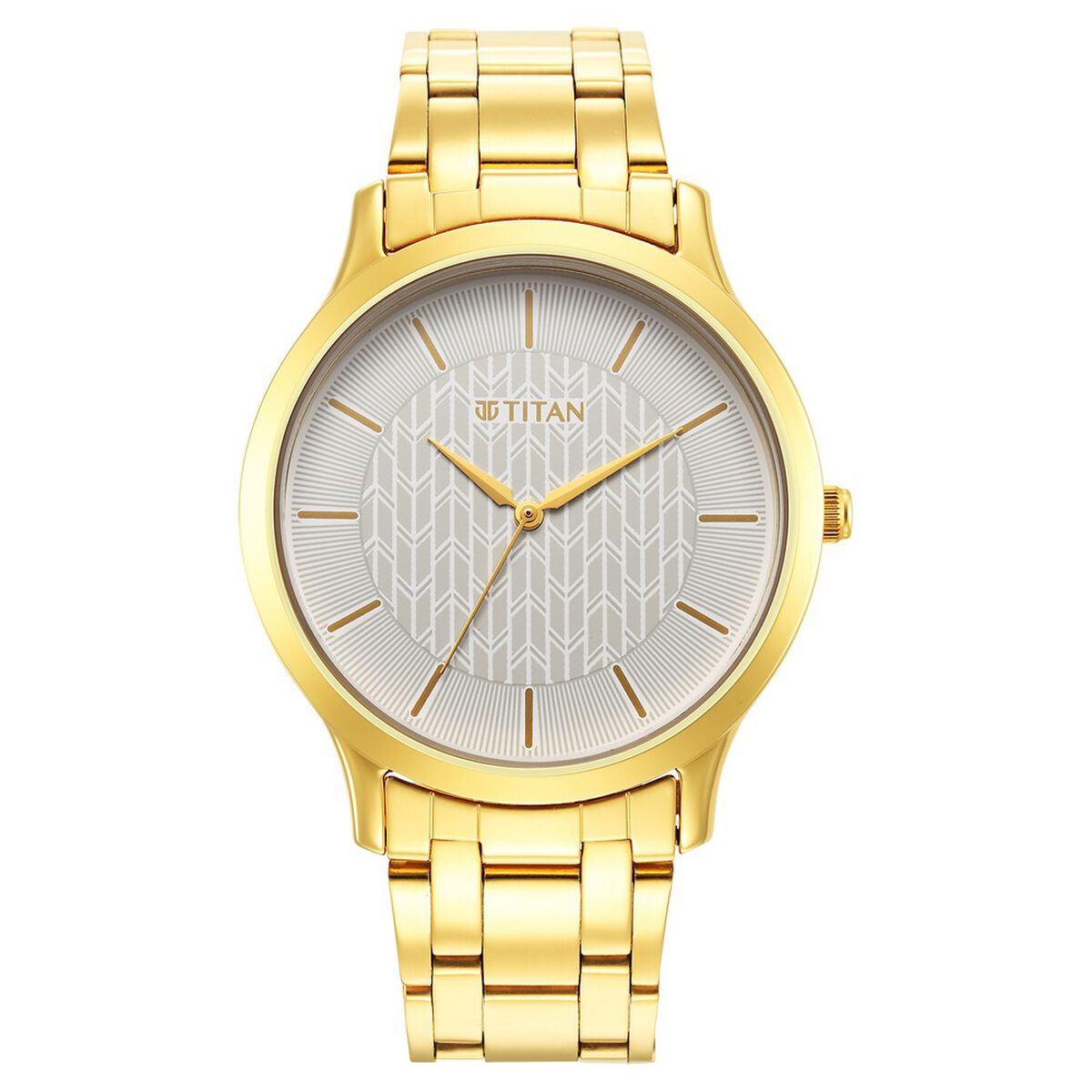 Titan Karishma Radiance White Dial Analog Stainless Steel Strap Watch for Men 2