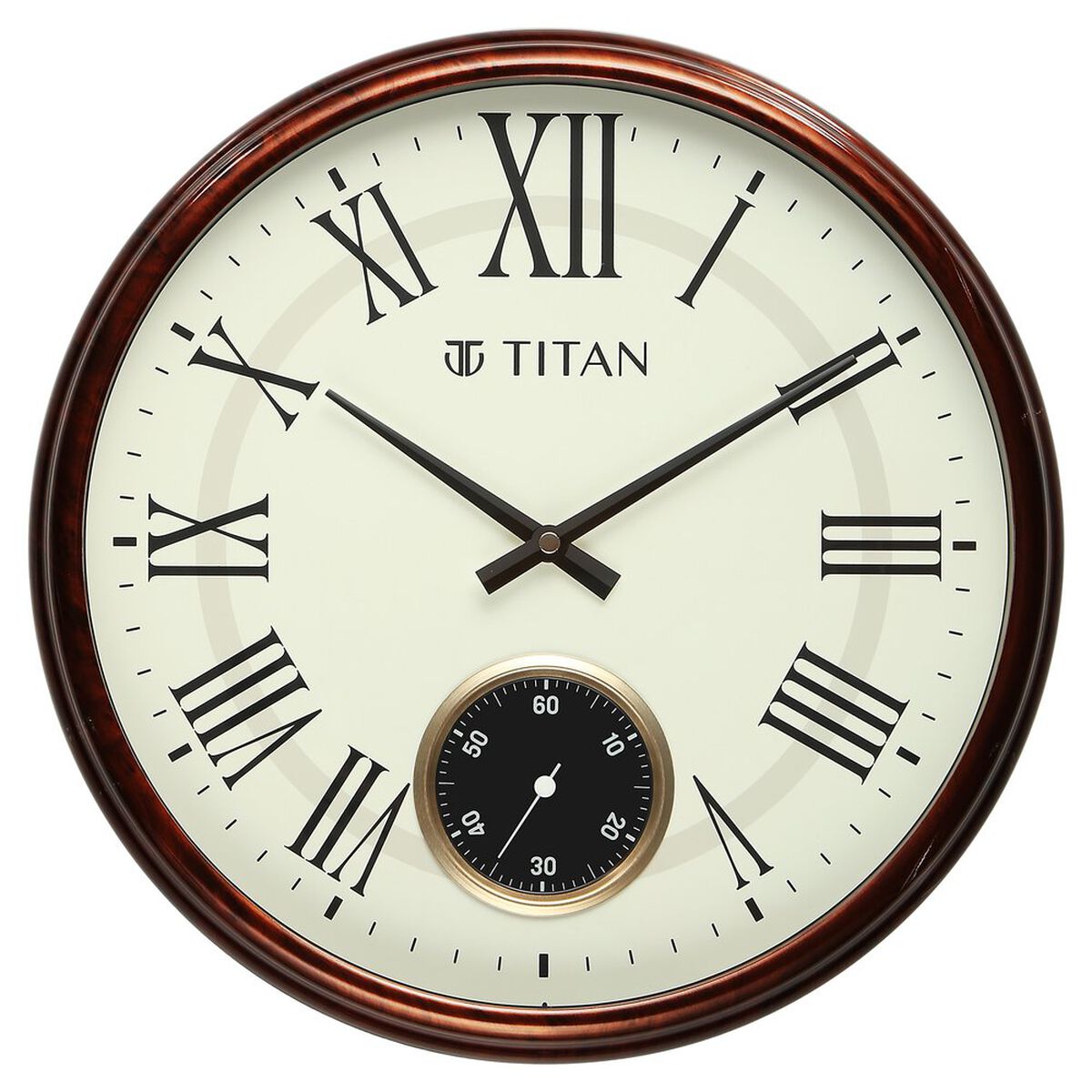 Titan Classic Sub-Second Wall Clock - 35cm x 35cm (Small) 2