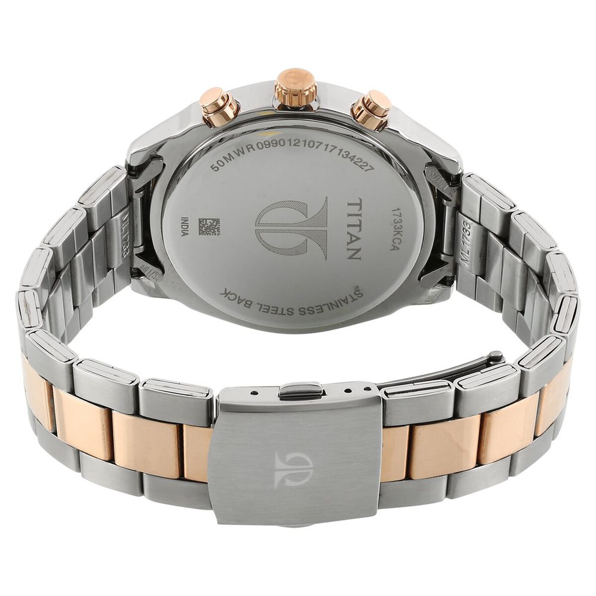 Titan Bandhan White Dial Quartz Multifunction Stainless Steel Strap watch for Couple 4