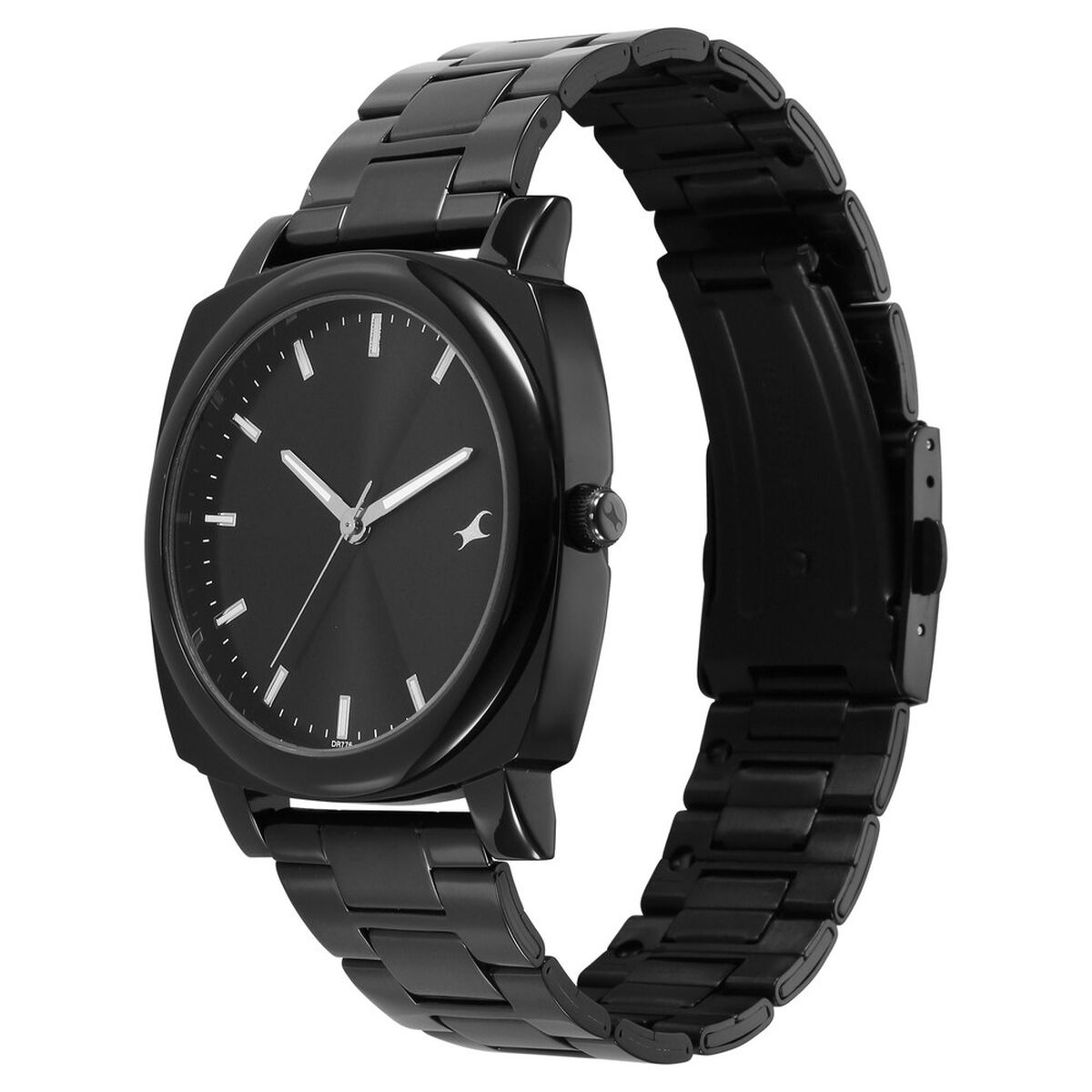 Fastrack Stunners X Quartz Analog Black Dial Stainless Steel Strap Watch For Guys 3