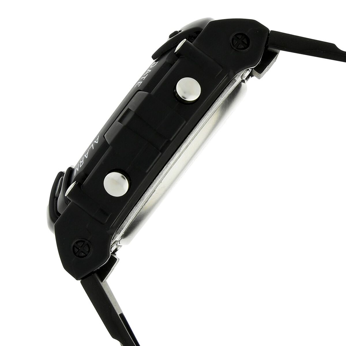 SF Digital Round Dial Plastic Strap Watch For Men 3