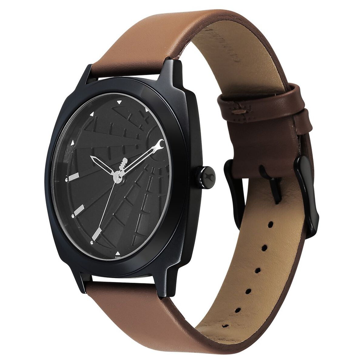 Fastrack Groove Quartz Analog Black Dial Guys Leather Watch 5