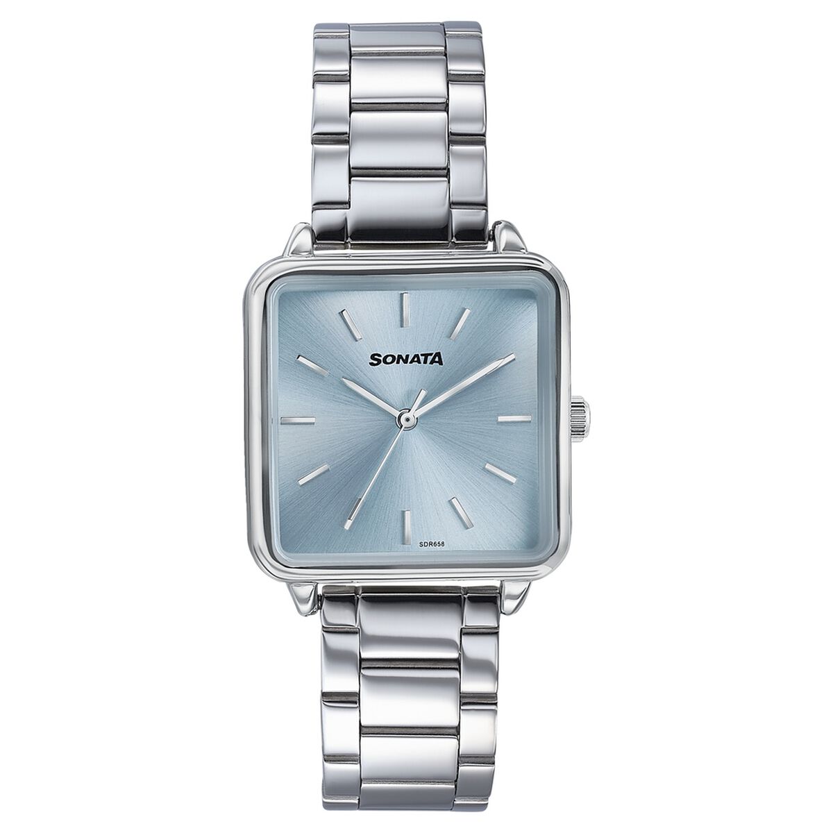 Sonata Wedding Edit Quartz Analog Blue Dial Stainless Steel Strap Watch For Women 1
