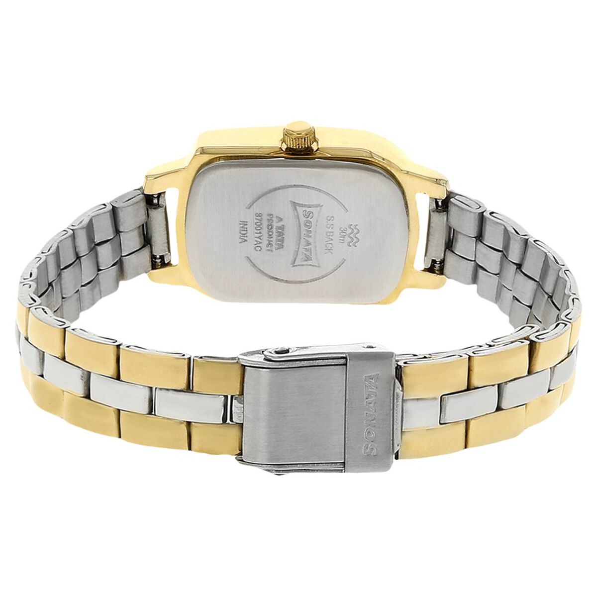 Sonata Quartz Analog Silver Dial Stainless Steel Strap Watch for Women 4
