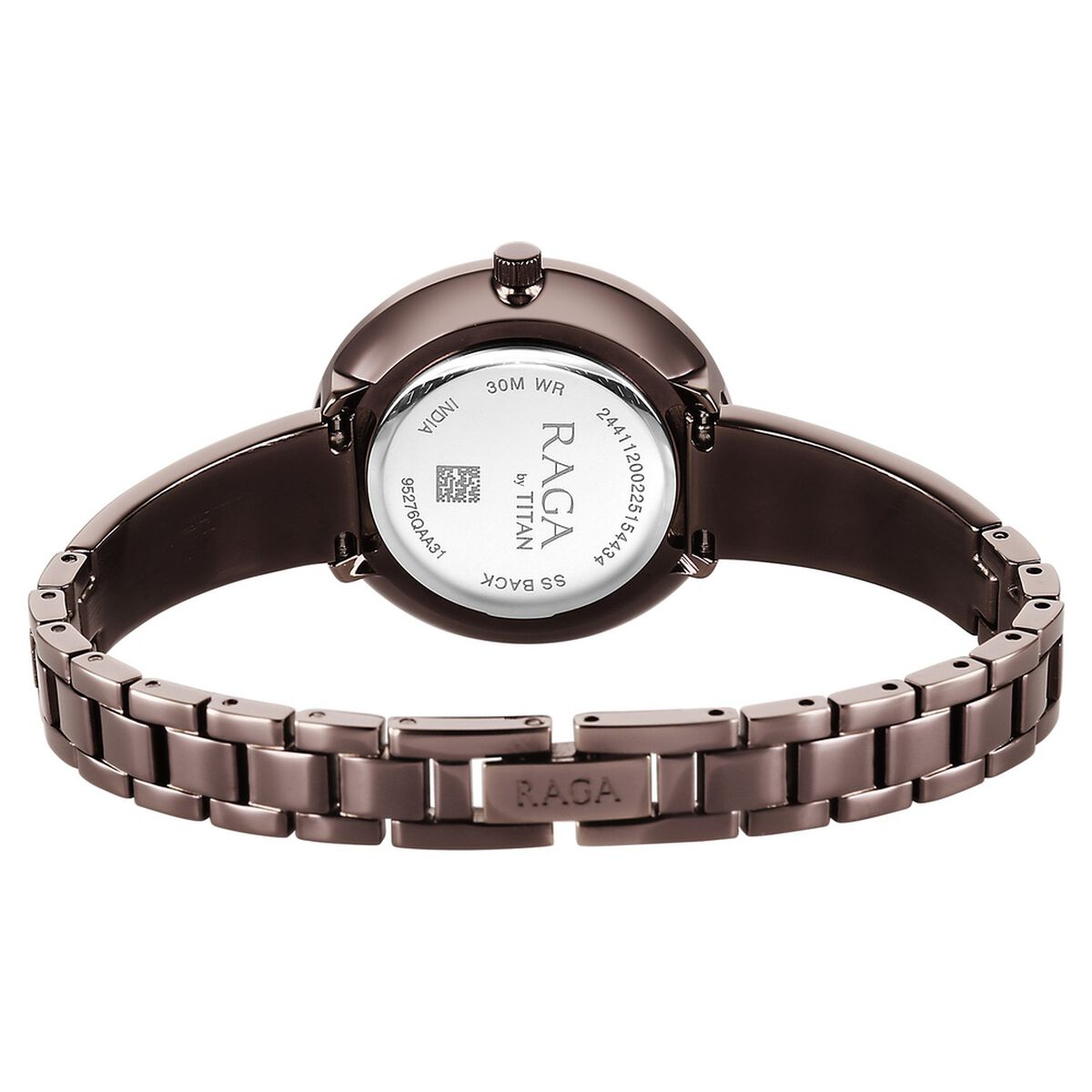 Titan Raga Showstopper Quartz Analog Brown Dial Metal Strap Watch For Women 5