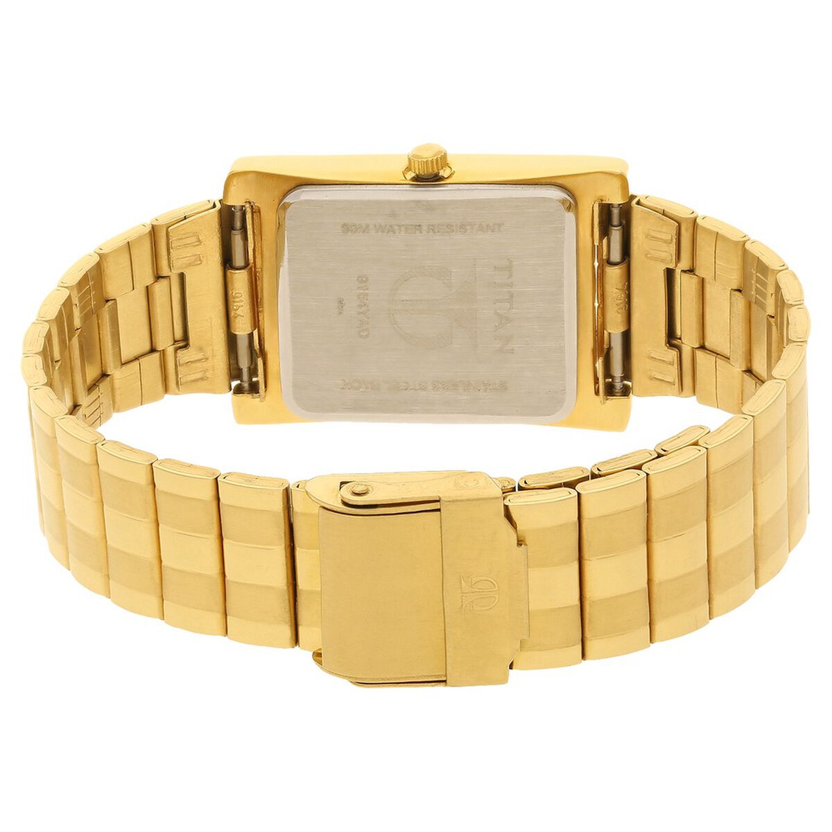 Titan Champagne Dial Analog with Date Metal Strap Watch for Men 4
