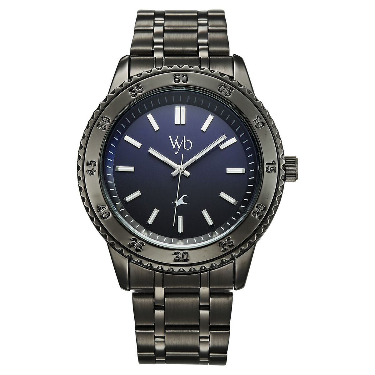 Vyb Quest By Fastrack Quartz Analog Multicoloured Dial Grey Stainless Steel Strap Watch For Guys 2