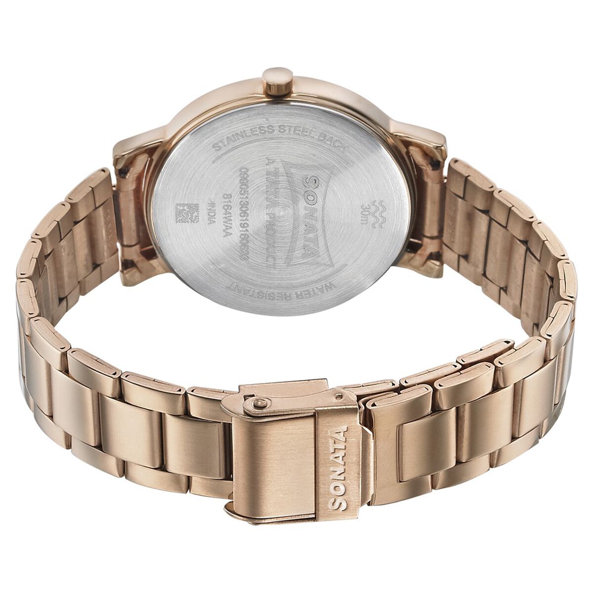 Sonata Play Blue Dial Women Watch With Stainless Steel Strap 4