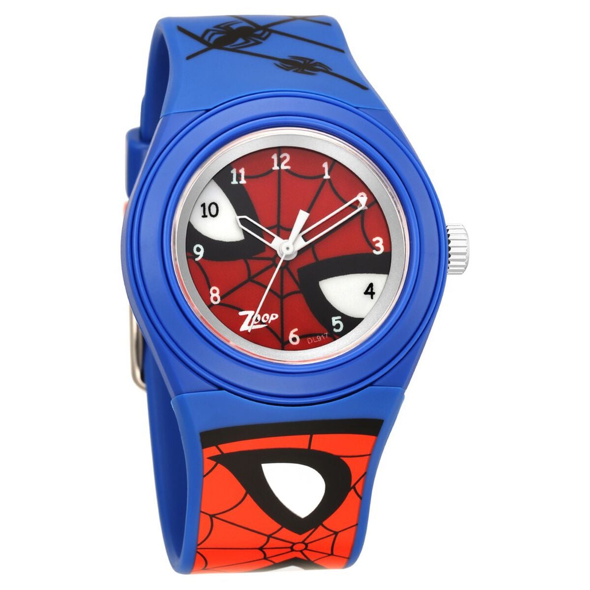 Zoop Marvel Spiderman Analog Watch with Red Dial & Blue Strap for Boys Kids, from House of Titan 1