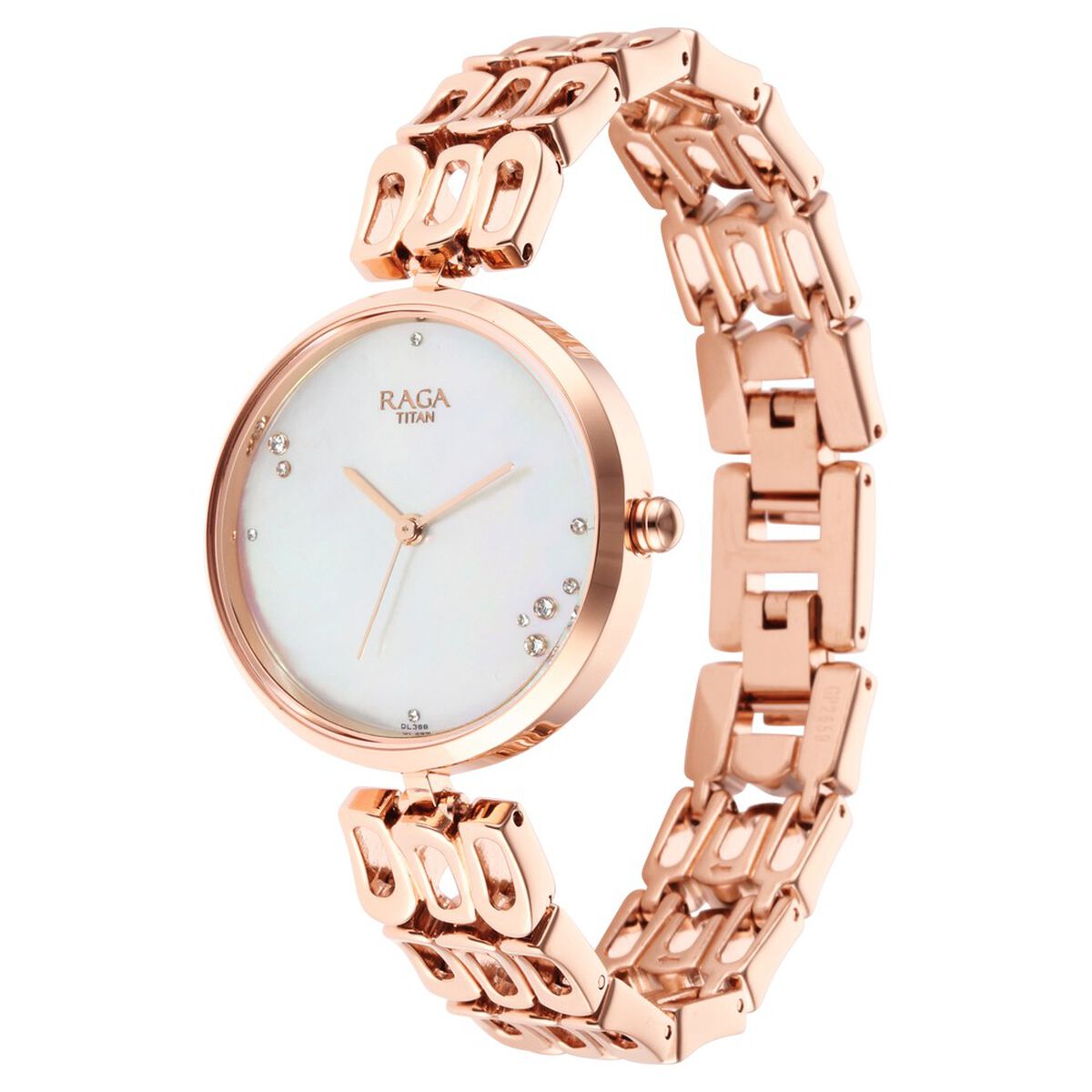 Titan Raga Chic Mother Of Pearl Dial Women Watch With Metal Strap 3