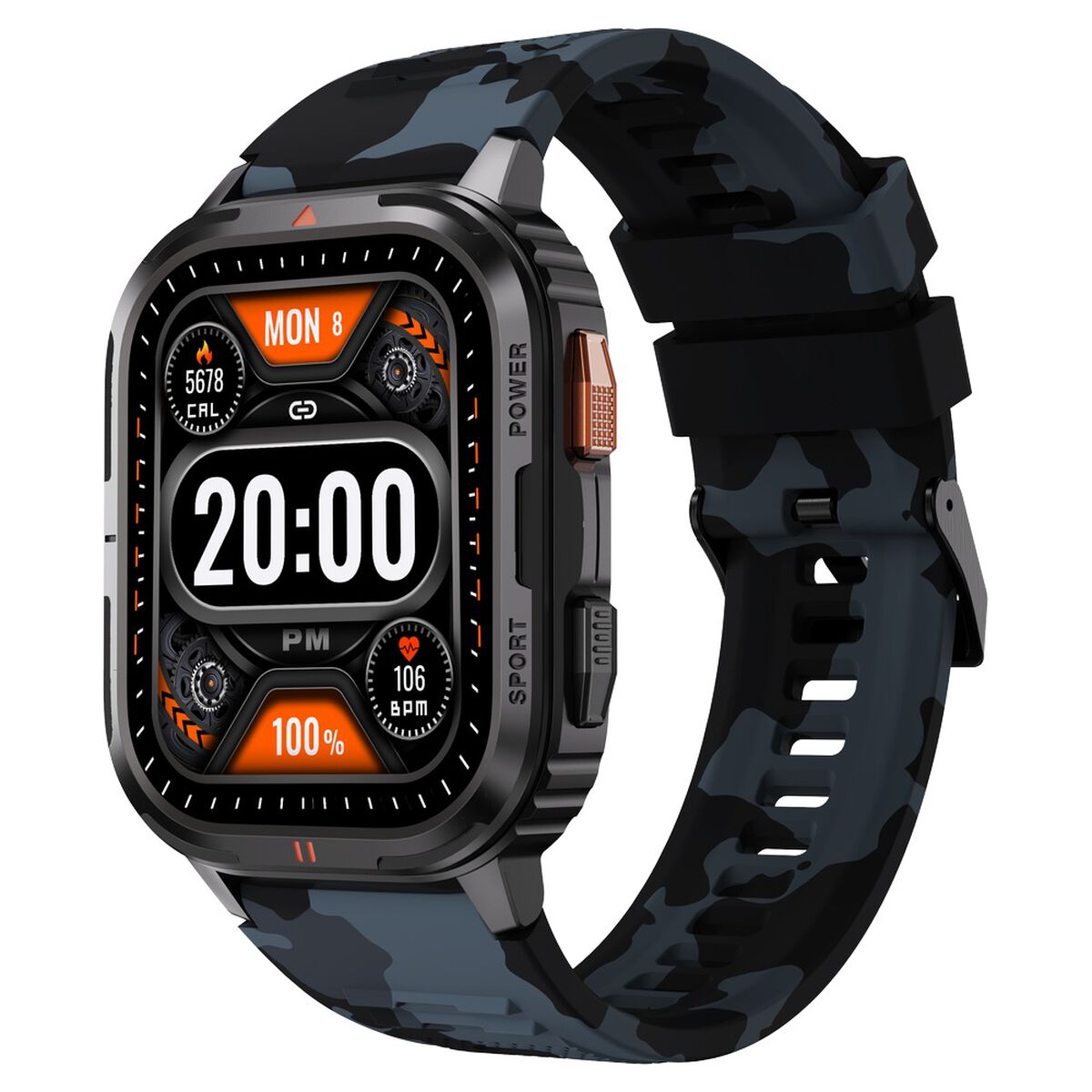 Fastrack Smart Xtreme S Smartwatch with 4.9 cm AMOLED Display BT Calling & Health Monitoring 1
