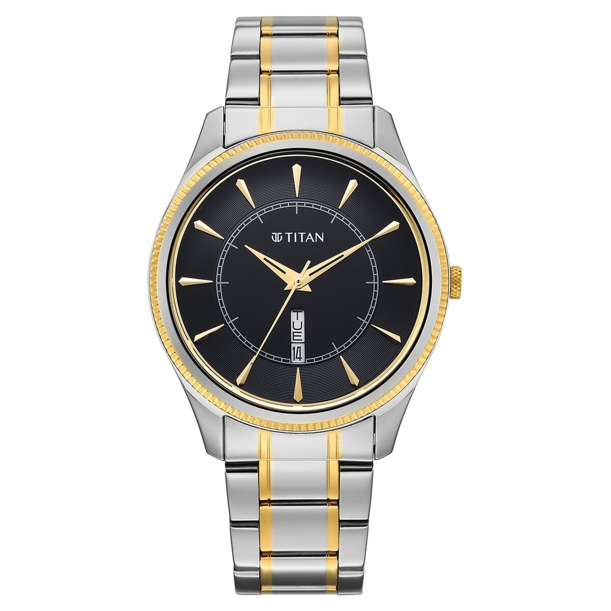 Titan Regalia Allure Classic Day-Date Men's Dress Watch 1