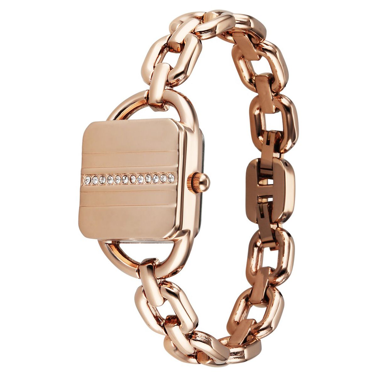 Vyb Prodigy By Fastrack Quartz Analog Maroon Dial Rose Gold Metal Strap Watch For Girls 3