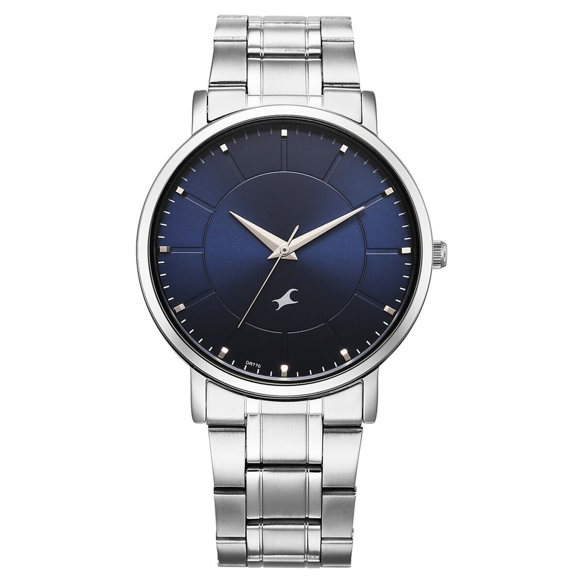 Fastrack Stunners X Quartz Analog Blue Dial Stainless Steel Strap Watch For Guys 1