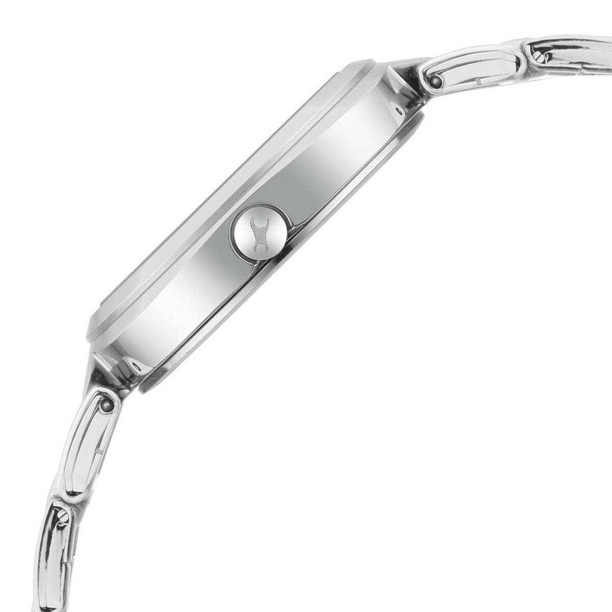Fastrack Stunners Quartz Analog Silver Dial Metal Strap Watch for Girls 5
