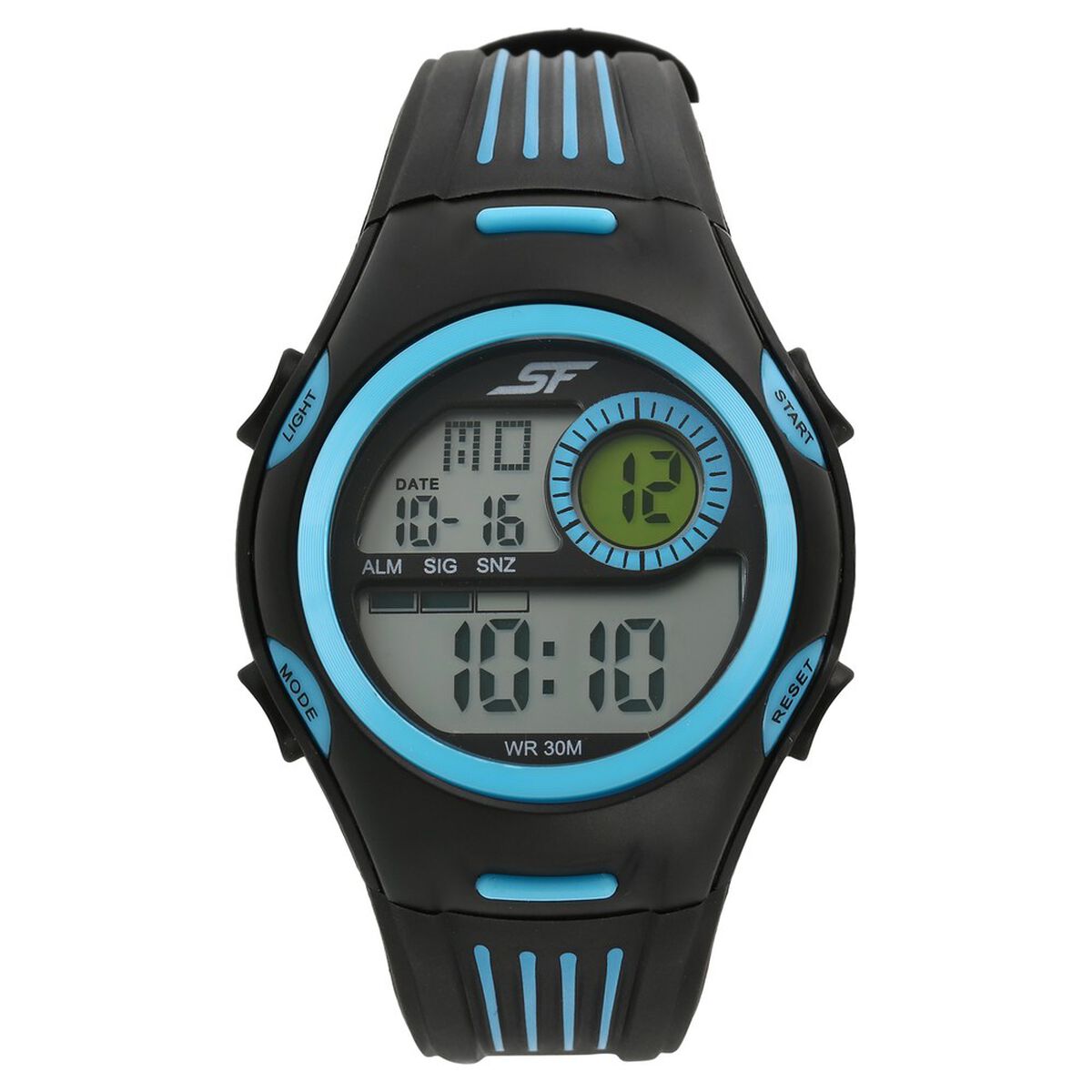 SF Super Fibre Digital Dial Plastic Strap Watch for Men 1