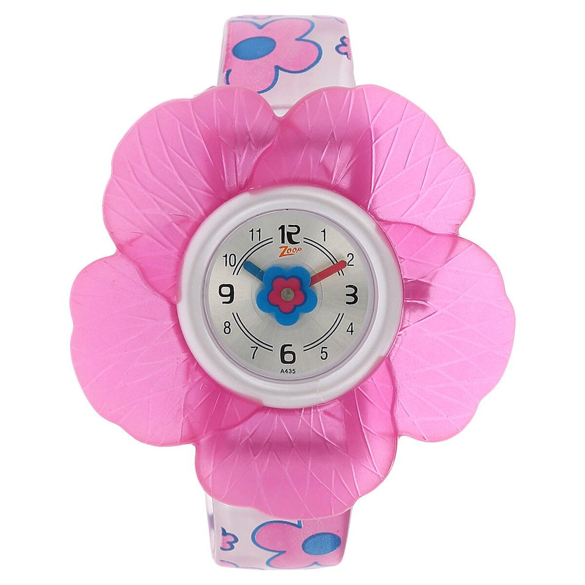 Zoop Analog Watch with Silver Dial & Multicoloured Strap for Girls Kids, from House of Titan 1
