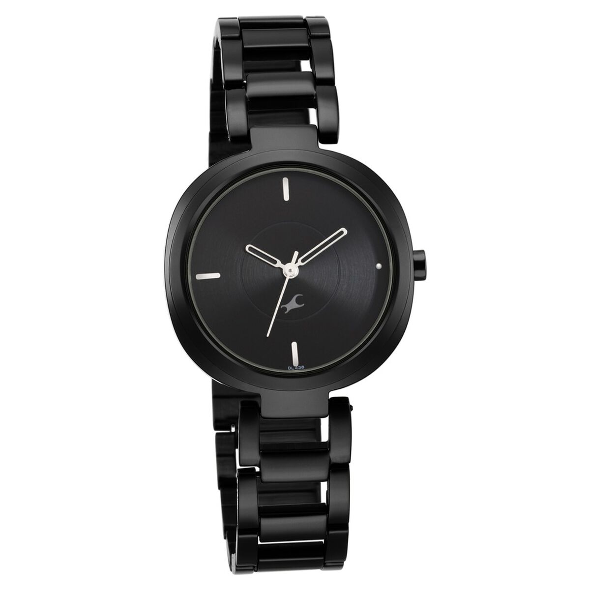 Fastrack Stunners Quartz Analog Black Dial Metal Strap Watch for Girls 2