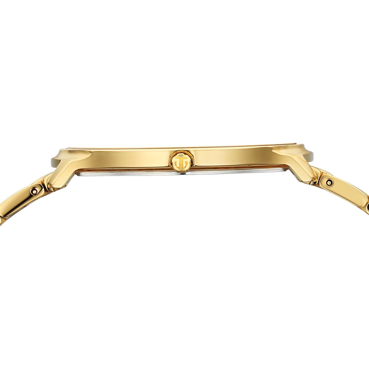 Titan Edge Metal Golden Dial Stainless Steel Strap Watch for Men 3