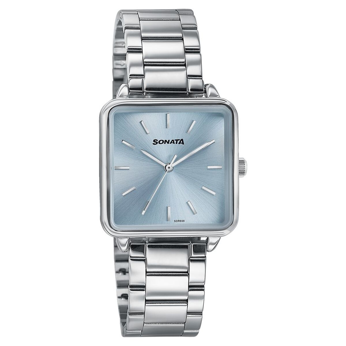 Sonata Wedding Edit Quartz Analog Blue Dial Stainless Steel Strap Watch For Women 3
